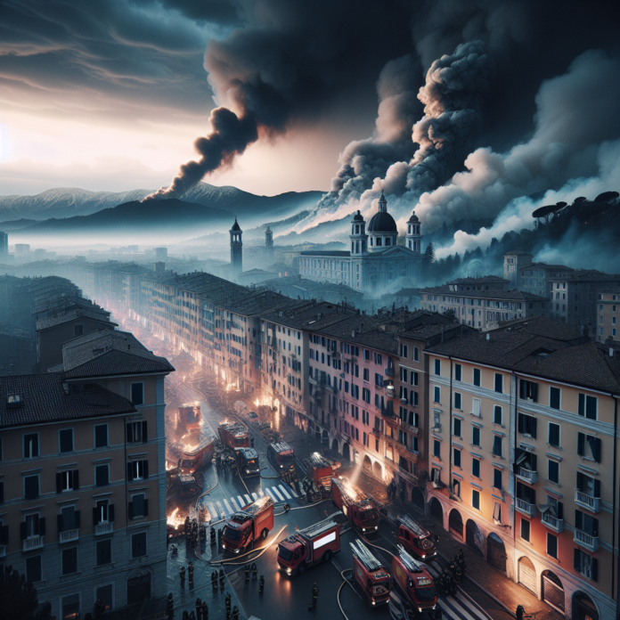 Incendio a Trieste: una persona ferita