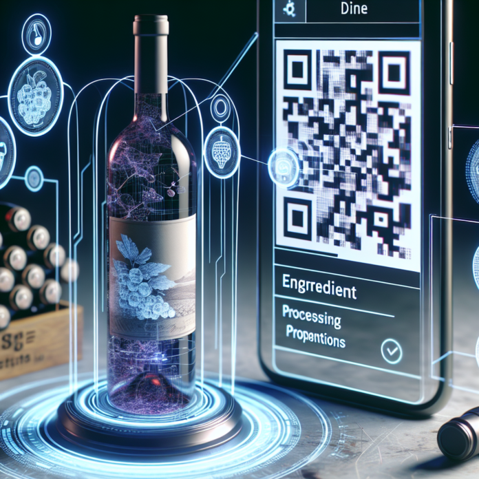 Da domani QR code smart per vino, un nuovo modo di scoprire gli ingredienti