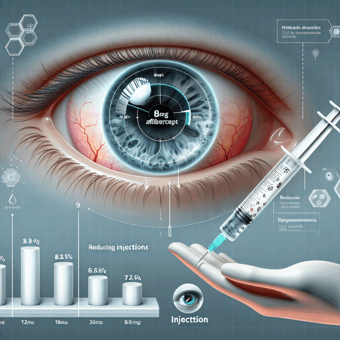 Malattie retiniche: riduzione delle iniezioni con aflibercept 8 mg